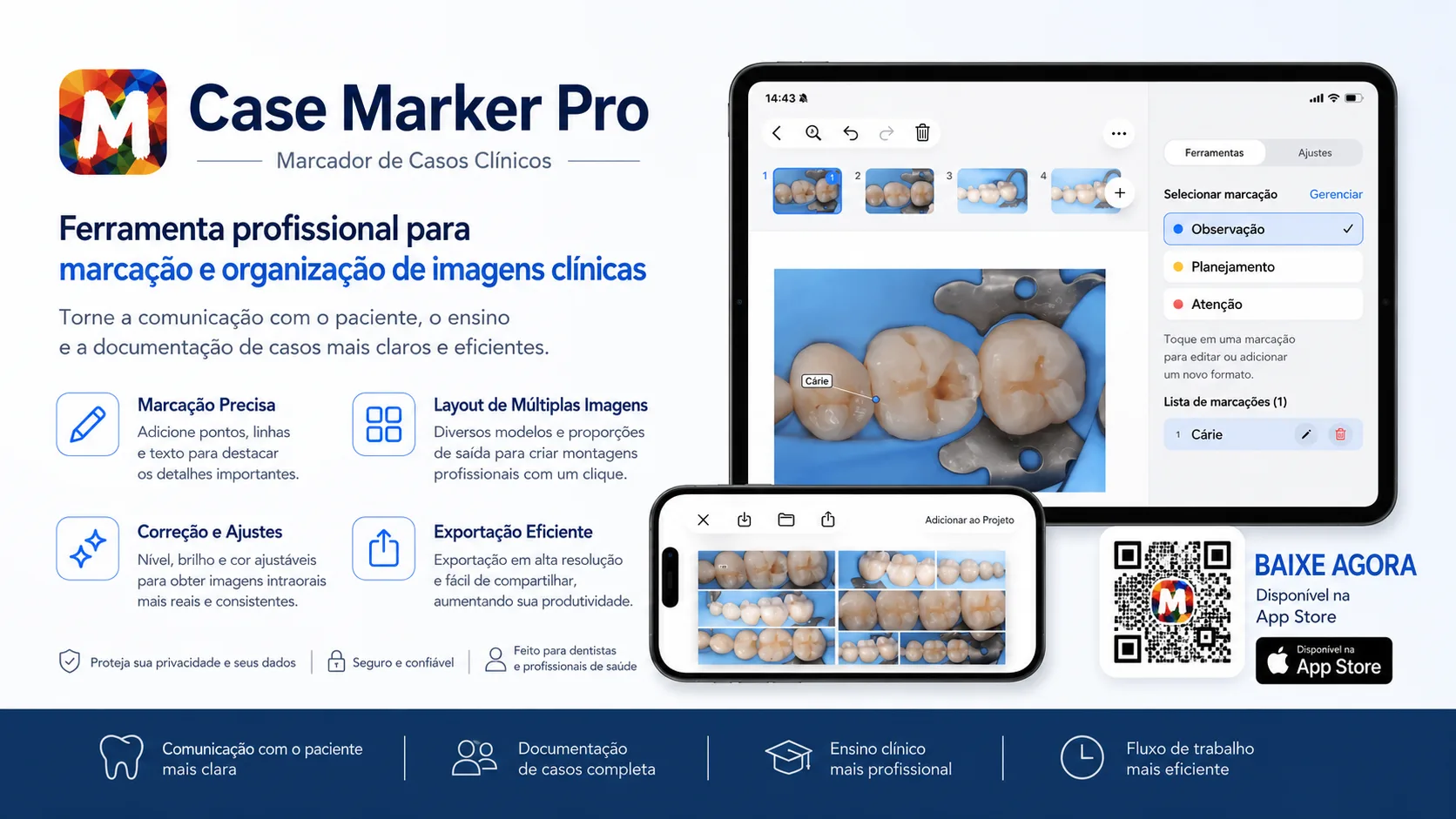 Case Marker Pro — ferramenta de marcação de imagens clínicas
